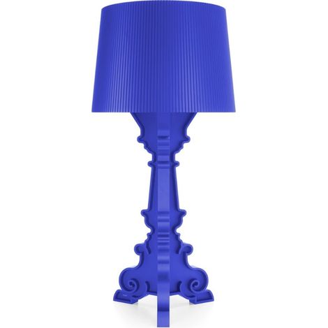 Lampada da tavolo dimmerabile in policarbonato Blu Limited Kartell Bourgie G9077BL