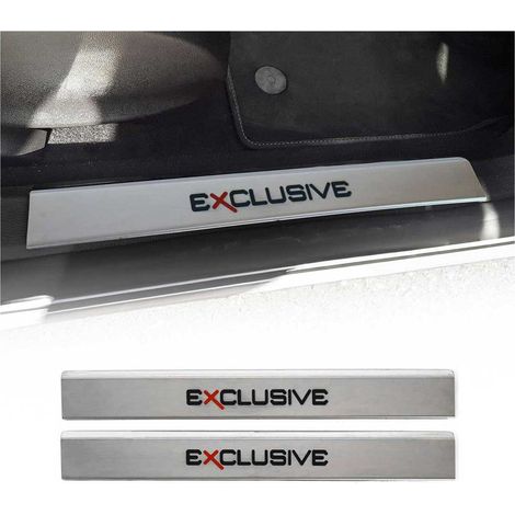 Couverture de Seuil de porte pour Opel Astra J 2009-2018 inox Exclusive 2x (1/5)