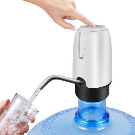 Pompe Électrique Pour Bidon - Batterie Rechargeable USB - Compatible Bidons 2 à 6 Gallons - Collier 5,5 cm - Pompe à Eau Sans Fil - 1 Pièce (1/5)