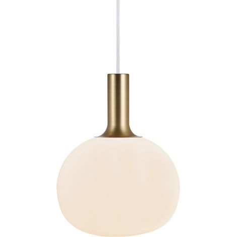 Suspension en verre Alton boule Ø 25cm blanc - 47313001 (1/10)