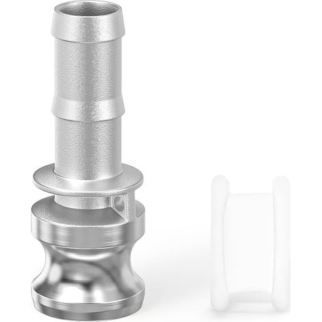 1 pièce Raccords Camlock Type E, 1/2" BSP 304 en acier inoxydable Came et raccord de tuyau rainuré pour l’eau et l’air (1/5)