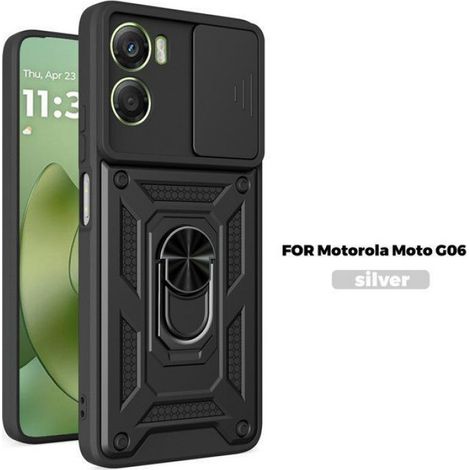 Coque Pour Motorola Moto G06 4G Caméra arrière de protection de précision Coque de protection pour support antichoc Noir (1/5)
