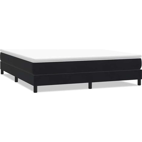 Maison Exclusive - Boxspringbett ohne Matratze Schwarz 180x210 cm