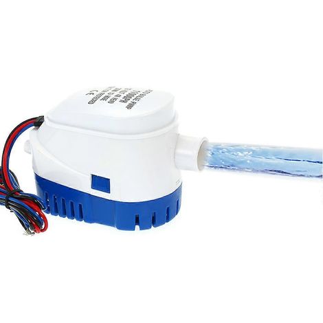 Pompe de cale automatique submersible 12 V 1100 GPH avec interrupteur à flotteur (1/5)