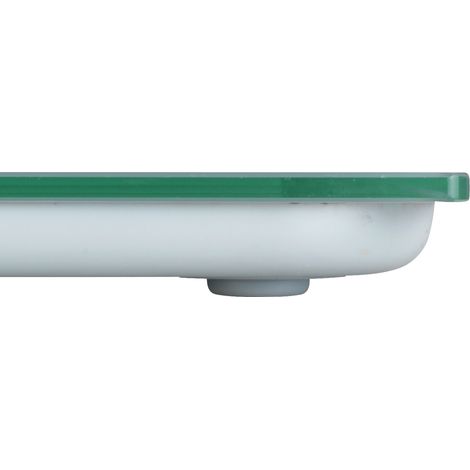 WENKO Personenwaage LED Grau, digitale Körperwaage mit LED-Display, Grau, Glas grau, Kunststoff (ABS) grau, Kunststoff (TPE) grau (1/5)