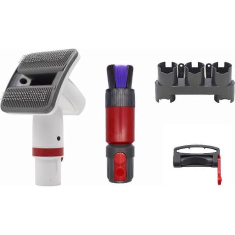 Set mit 4 Tierhaarbürsten, kompatibel mit den Staubsaugern V7, V8, V10, V11 und V15. Ersatzteile für die Fellpflege von Hunden und Katzen. (1/5)