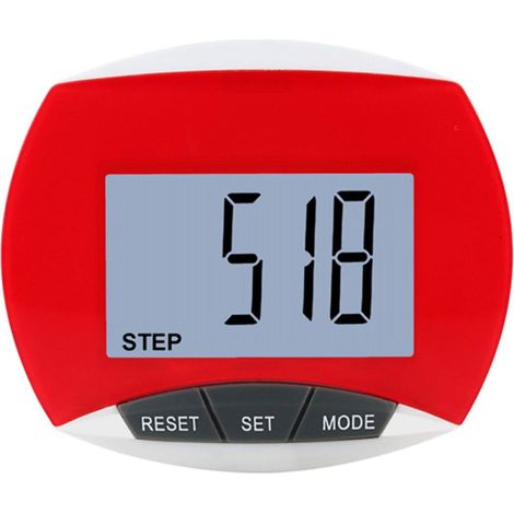 Compteur de pas précis, podomètre portable avec écran LCD pour le jogging, la randonnée, la course à pied, la marche