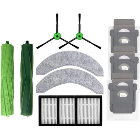 Kit Accessoires Roomba Combo 10 Max - Filtre HEPA - Serpilliere - Chiffon - Sacs A Poussiere - 3 Filtration 2 Serpillieres 3 Sacs (1/5)
