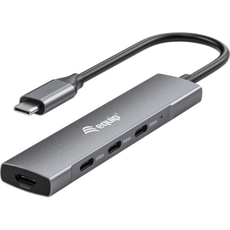 EQUIP 128963 USB-C-zu-4-Port-USB-3.2 Gen 1-Hubs