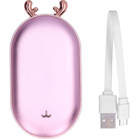 Handwärmer in Form eines Hirschgeweihs, 2-in-1 Mini-USB-Powerbank für Outdoor- und Heimgebrauch (1/5)