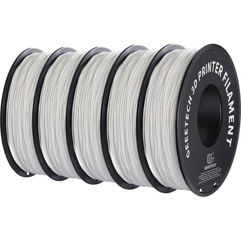 Filamento TPU, altamente elastico, compatibile con la maggior parte delle stampanti 3D, BIANCO (1/2)