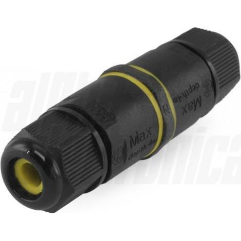 Giuntacavo stagno ip68 3 poli alpha elettronica - 44-90-03