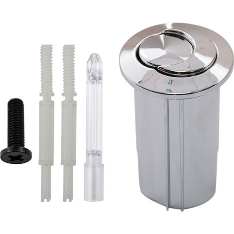 Bouton Poussoir Chasse d'eau WC D2D Compatible avec Réservoir de Chasse D2D 822044001 (1/5)