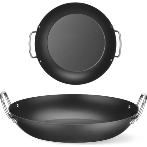 Plat de service universel en acier au carbone, diamètre 264 mm (1/5)