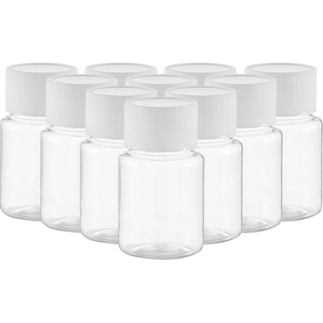 Lot de 10 distributeurs de savon portables de 30 ml, flacons PET, récipients à lotion de comptoir-6.00X3.30X3.00CM (1/4)