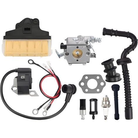 Carburateur tronçonneuse Stihl MS210 MS230 MS250 021 023 025 WT-286 + filtre air bobine allumage (1/5)
