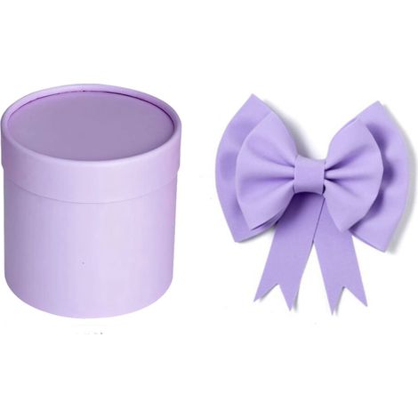 Secchio decorativo per fiori fatto a mano - Viola