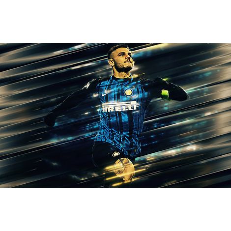 Papier peint panoramique Football - Joueur de Foot - 130 cm x 81 cm (1/2)
