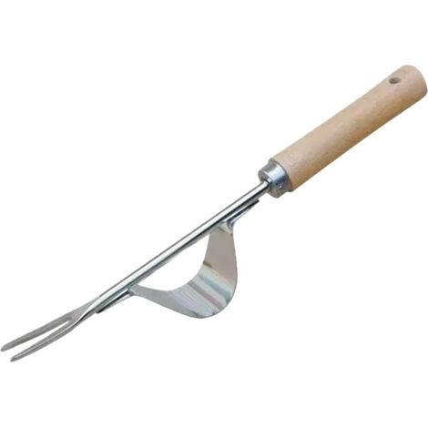 Transplantoir de jardin — Transplantoir en acier inoxydable, idéal pour le jardinage, le creusage, le désherbage et le repiquage. (1/4)