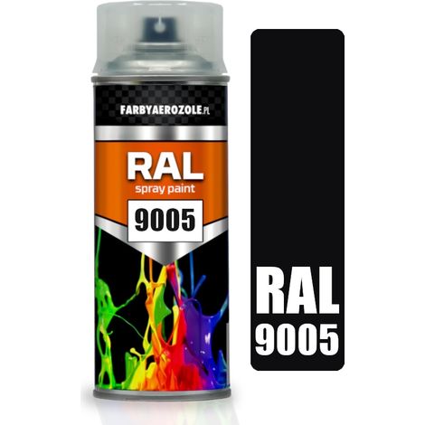 Sprühlack 400ml RAL 9005 Schwarz Matt (1/2)