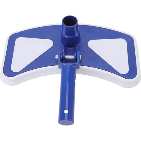 Tête d'aspirateur de piscine lestée en forme de papillon avec brosse latérale à roue pour parcs aquatiques, aquariums et bassins à poissons (1/5)