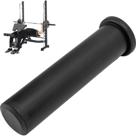 Manchon d'adaptation pour barres 25mm à 50mm - Accessoire fitness noir PP - Longueur 212mm (1/5)
