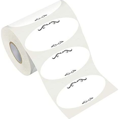 Lot de 600 étiquettes de mise en conserve amovibles pour congélateur et garde manger résistant à l'eau et à l'huile pour récipients alimentaires Bocaux Cuisine Restaurant Organisation de stockage