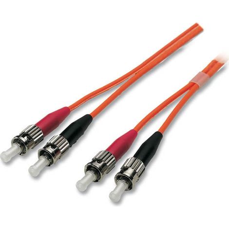 EFB ELEKTRONIK ST/ST 50/125µ 2 M ST ST BLACK, ORANGE, RED CABLE INTERFACE/GENDER ADAPTER - CABLE INTERFACE/GENDER ADAPTERS (ST, (1/2)