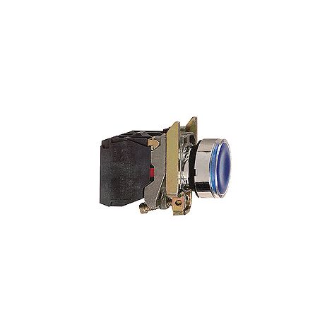 Harmony bt-pous lumineux bleu Ø22 - impulsion - 24V - 1O+1F - XB4BW36B5 (1/3)