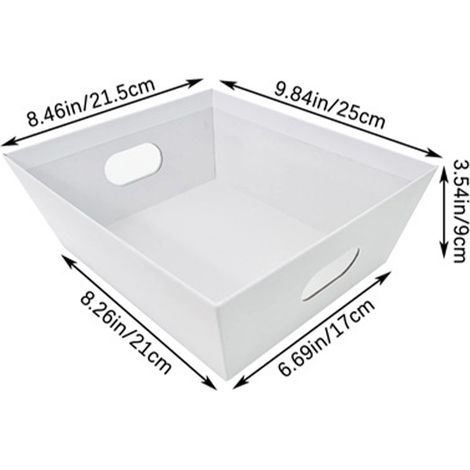 Panier cadeau vide avec anses, plateau robuste pour vin, corbeille de fête, pour remise de diplôme, anniversaire, mariage (1/5)