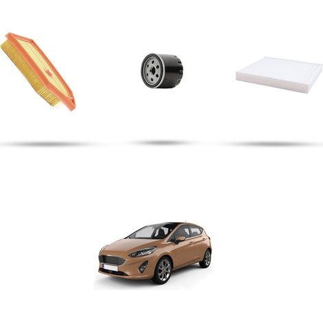 Kit tagliando 3 filtri compatibile con Ford Fiesta VII 1.0 ecoBoost 70kw dal 2019 (1/4)