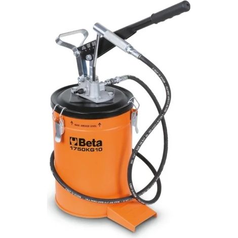 Beta 1750KG10 Pompe à graisse à levier 10 kg avec tuyau haute pression (1/3)