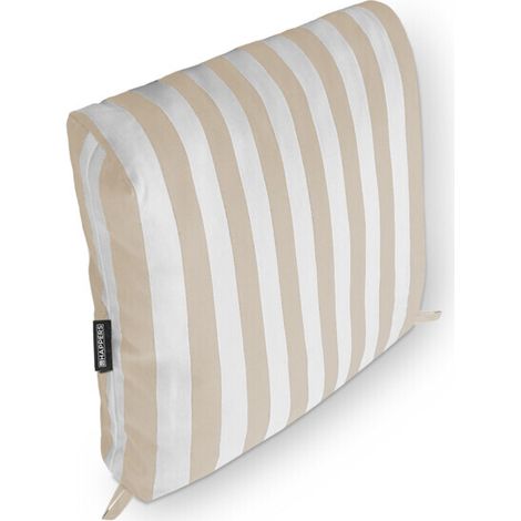 Cojín para Palets Toldotex Beig Respaldo Esquina 65x45x25 (rayado) Beige
