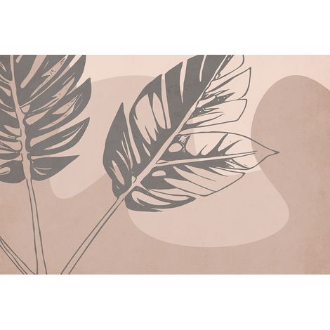 Papier peint panoramique - Feuilles - 130 cm x 87 cm (1/2)