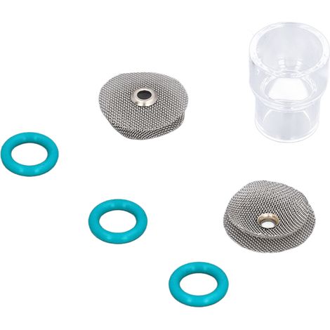 Ensemble 6 pièces joints toriques verts, verre filtrant et coupe pour torche de soudage, remplacement compatible WP9 WP20 WP25 WP17 WP18 WP26 (1/5)