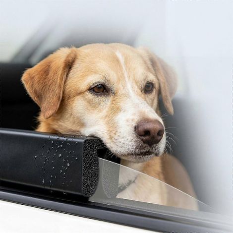 Appuie-tête souple en mousse pour fenêtre de voiture pour chiens, facile à installer pour le voyage et le repos des animaux de compagnie. (1/5)