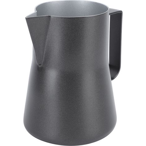 Pichet à lait 550 ml, embout en acier inoxydable 304, mousseur à lait, accessoire pour la préparation du café, noir (1/5)
