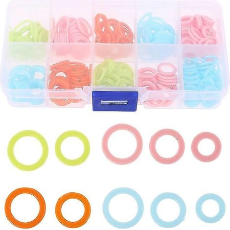 240 pièces rond tricot tricot marquage cercles anneaux marqueurs Crochet point bricolage outil