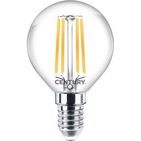 Ampoule Filament Led E14 4 W Ronde Blanc Froid (1/2)