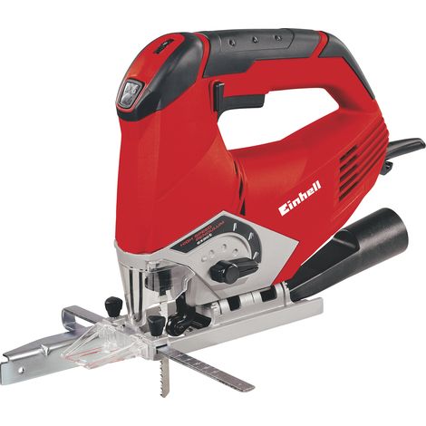 Einhell Stichsäge TE-JS 100 (750 W, max. 100 mm, 45° Schrägschnitt, Hubzahlregelung, 4-Stufen Pendelhub, Absaugadapter, Parallelanschlag, LED-Licht, Koffer) (1/5)