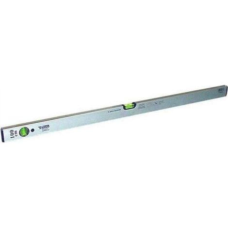 Triuso 1006324 Livello in Alluminio con 2 Fialde 1500 mm colore Nero