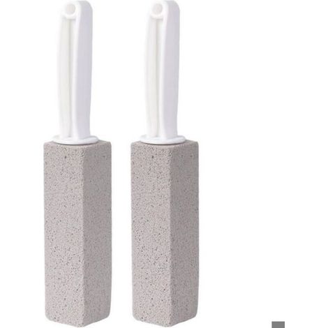 Pierre Ponce - Brosse Wc Avec Poignée - Pour Toilettes Baignoires Éviers Carrelages - Pack De 2 Pièces (1/4)