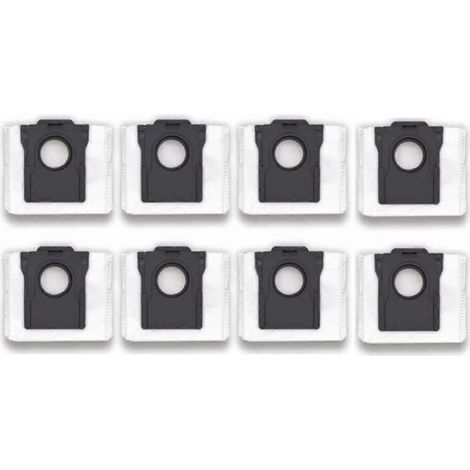 Pack of 8 replacement non-woven dust bags for Bot X30Pro Ultra and X30Pro Plus robot vacuum cleaners - AquaForge (1/5)