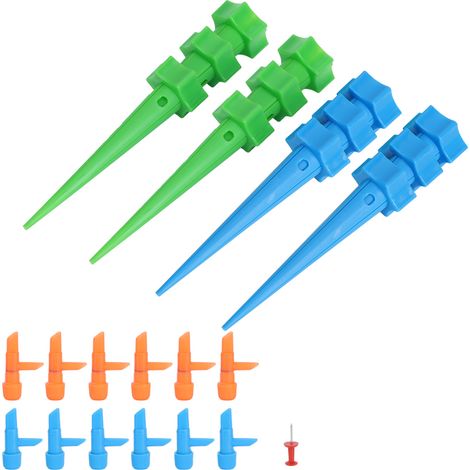 12-teiliges Set verstellbarer automatischer Bewässerungssprinkler mit Ventil für Blumentöpfe (1/5)