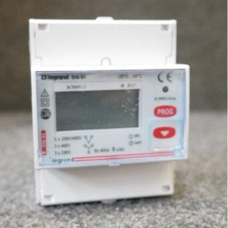 Compteur d'énergie triphasé emDX3 non-MID raccordement TI 5A 4mod sortie RS485