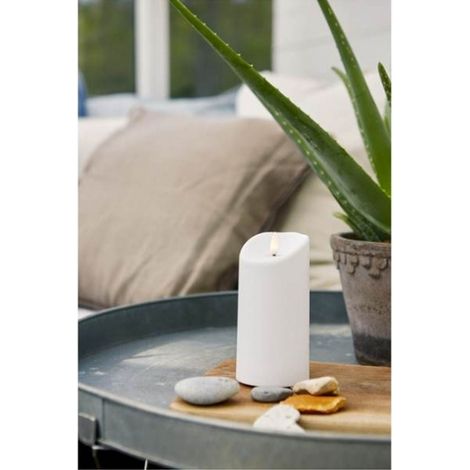 Fiamma luce blocco led 15 cm batteria temporizzatore uso internoesterno ip44