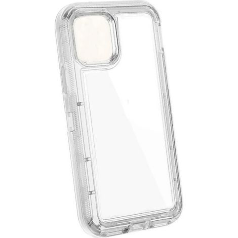 Etanche Shockproof Etanche à la poussière Étui de téléphone flexible transparent pour iPhone 13, accès facile à tous les boutons (1/5)
