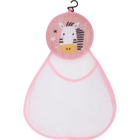 Organisateur de Jouets de Bain - Filet de Rangement Murale en Polyester - Pour Salle de Bain Enfant et Nursery - 33 x 33 x 10 cm (1/5)