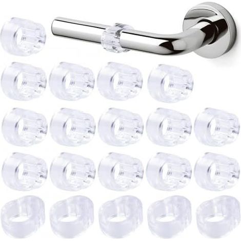 20 topes de puerta, protectores de manijas, topes de cuña ajustables, protectores de paredes y muebles. (1/5)