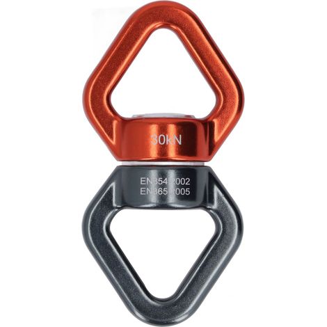 Spinner Swing Rotatif 360° - Dispositif de Sécurité Universel en Forme de 8 pour Balançoire, Couleur Orange et Gris (1/5)